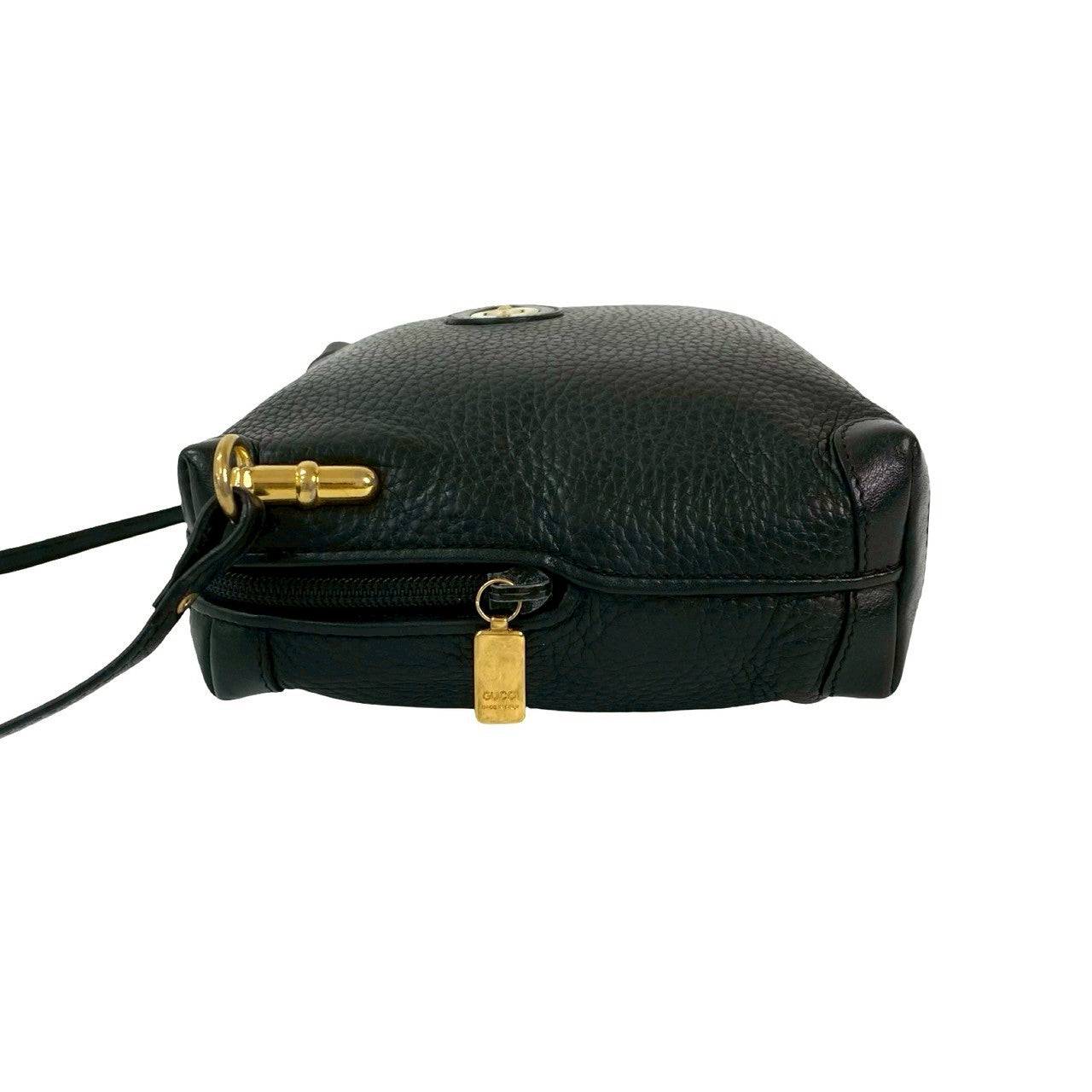 GUCCI Shoulder Bag leather black