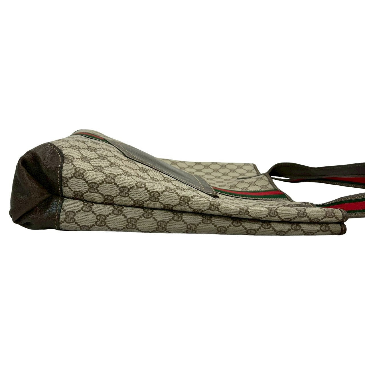 GUCCI Tote Bag leather Brown Sherry line