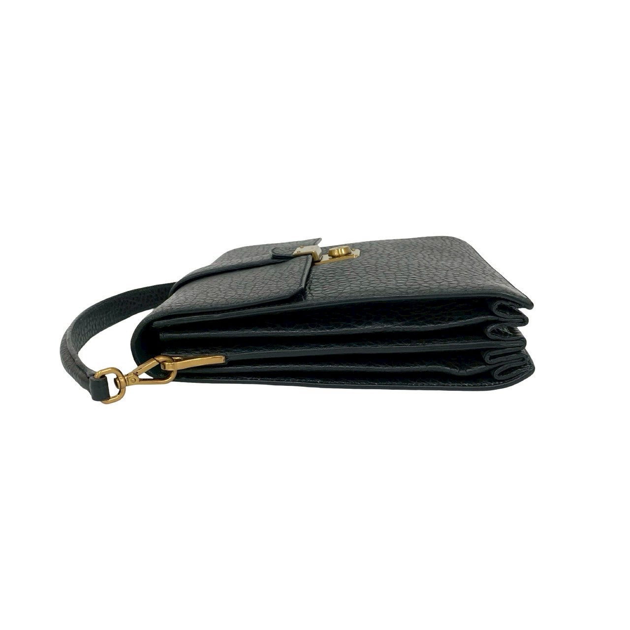 PRADA Handbag leather black