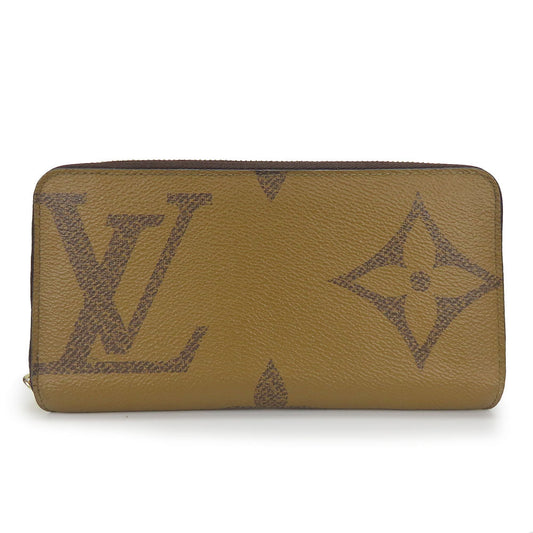 LOUIS VUITTON Long Wallet Purse M69353 Monogram reverse Brown Zippy wallet unisex(Unisex) Used Authentic