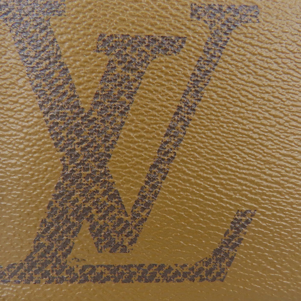 LOUIS VUITTON Long Wallet Purse M69353 Monogram reverse Brown Zippy wallet unisex(Unisex) Used Authentic