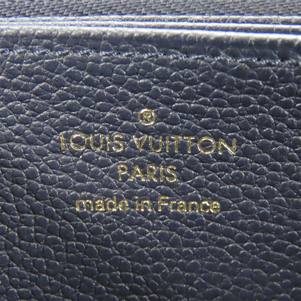 LOUIS VUITTON Long Wallet Purse M62121 Monogram Ann Platt Marine Rouge Zippy wallet Women Used Authentic