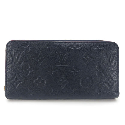 LOUIS VUITTON Long Wallet Purse M62121 Monogram Ann Platt Marine Rouge Zippy wallet Women Used Authentic
