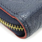 LOUIS VUITTON Long Wallet Purse M62121 Monogram Ann Platt Marine Rouge Zippy wallet Women Used Authentic