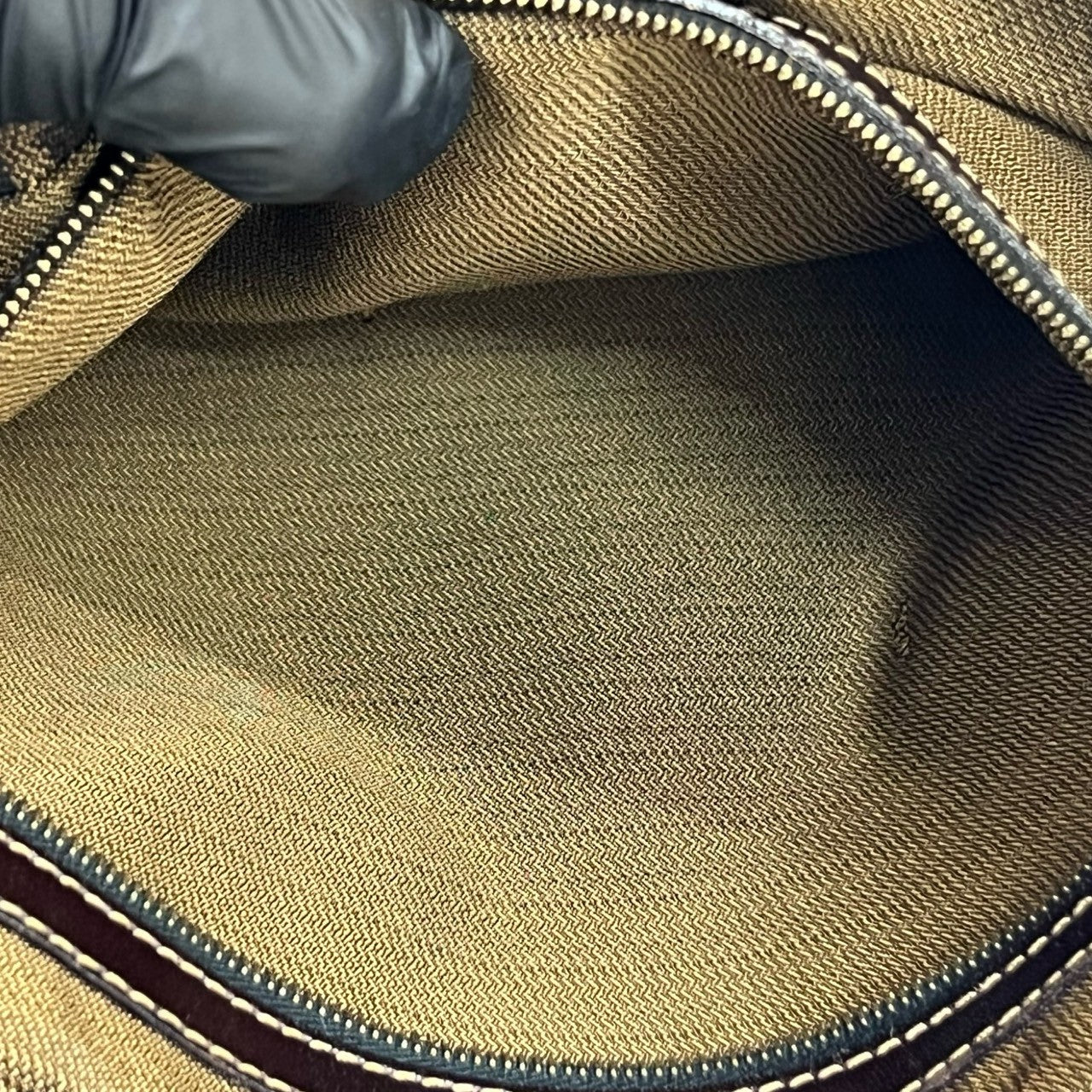 FENDI Handbag canvas Brown