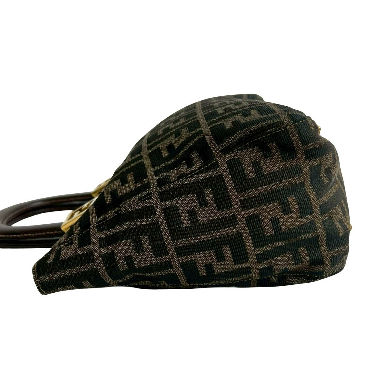 FENDI Handbag canvas Brown