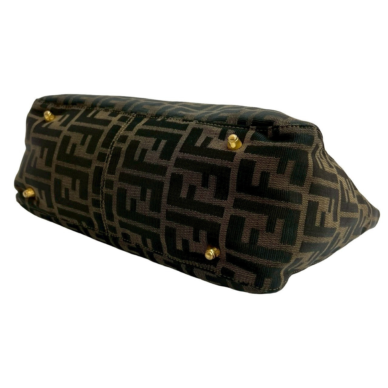FENDI Handbag canvas Brown
