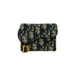 Dior Tri-fold wallet canvas Navy