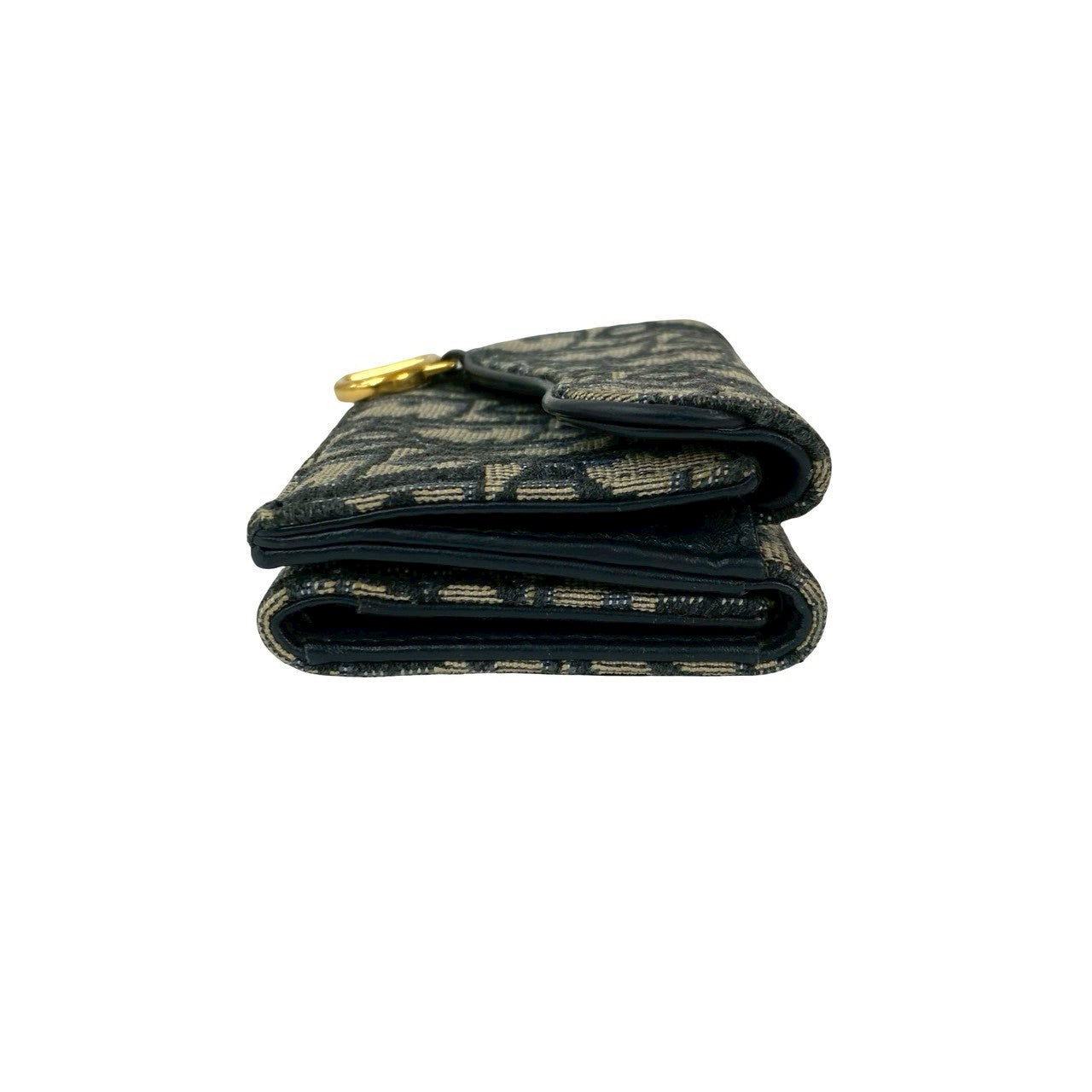 Dior Tri-fold wallet canvas Navy