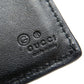 GUCCI Bifold Wallet 333042 Sima leather black Micro GG mens Used Authentic
