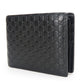GUCCI Bifold Wallet 333042 Sima leather black Micro GG mens Used Authentic
