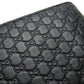 GUCCI Bifold Wallet 333042 Sima leather black Micro GG mens Used Authentic