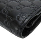 GUCCI Bifold Wallet 333042 Sima leather black Micro GG mens Used Authentic