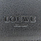LOEWE Bifold Wallet Leather, PVC gray anagram mens Used Authentic