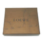 LOEWE Bifold Wallet Leather, PVC gray anagram mens Used Authentic