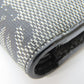 LOEWE Bifold Wallet Leather, PVC gray anagram mens Used Authentic