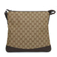 GUCCI Shoulder Bag 145857 GG canvas, perforated leather Brown mens(Unisex) Used Authentic
