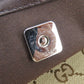 GUCCI Shoulder Bag 145857 GG canvas, perforated leather Brown mens(Unisex) Used Authentic