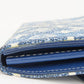 LOUIS VUITTON Long Wallet Purse M81183 Monogram, Jacquard Denim Marine Portefeuille Sarah Women Used Authentic