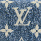 LOUIS VUITTON Long Wallet Purse M81183 Monogram, Jacquard Denim Marine Portefeuille Sarah Women Used Authentic