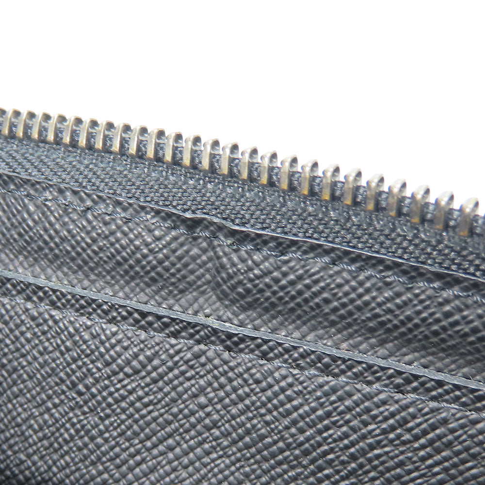 LOUIS VUITTON Long Wallet Purse M61698 Monogram Eclipse black Zippy XL mens Used Authentic