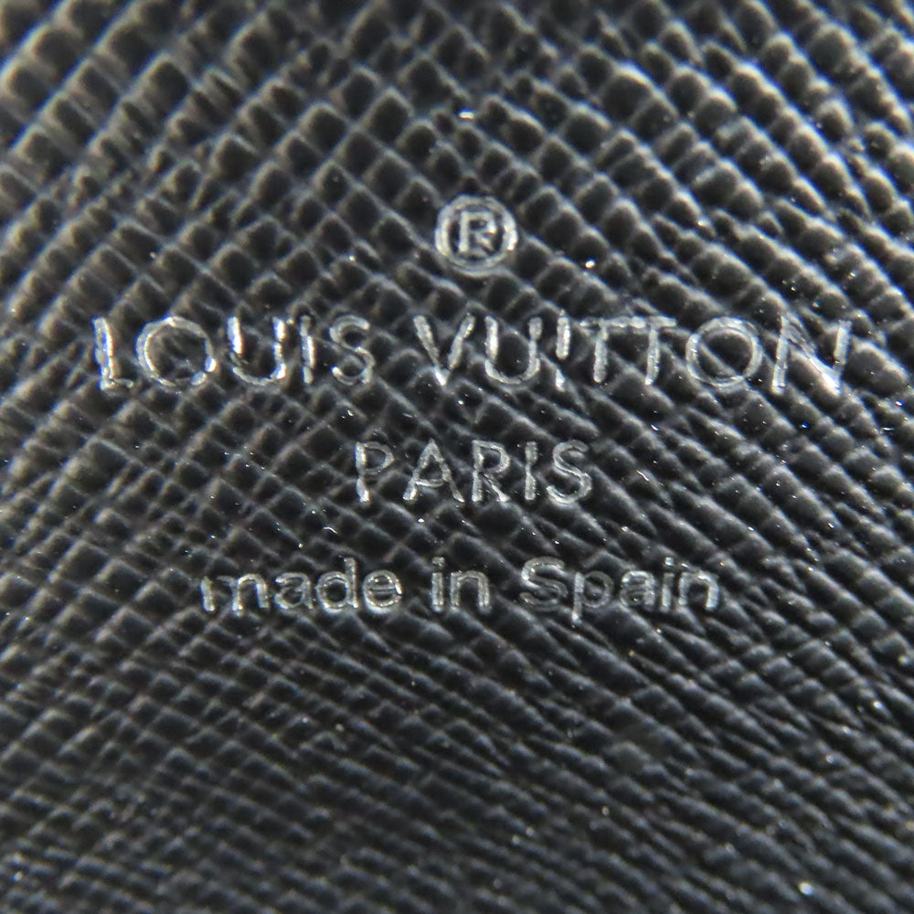 LOUIS VUITTON Long Wallet Purse M61698 Monogram Eclipse black Zippy XL mens Used Authentic