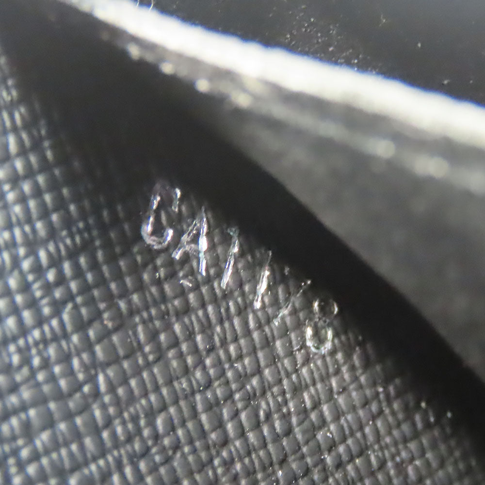 LOUIS VUITTON Long Wallet Purse M61698 Monogram Eclipse black Zippy XL mens Used Authentic