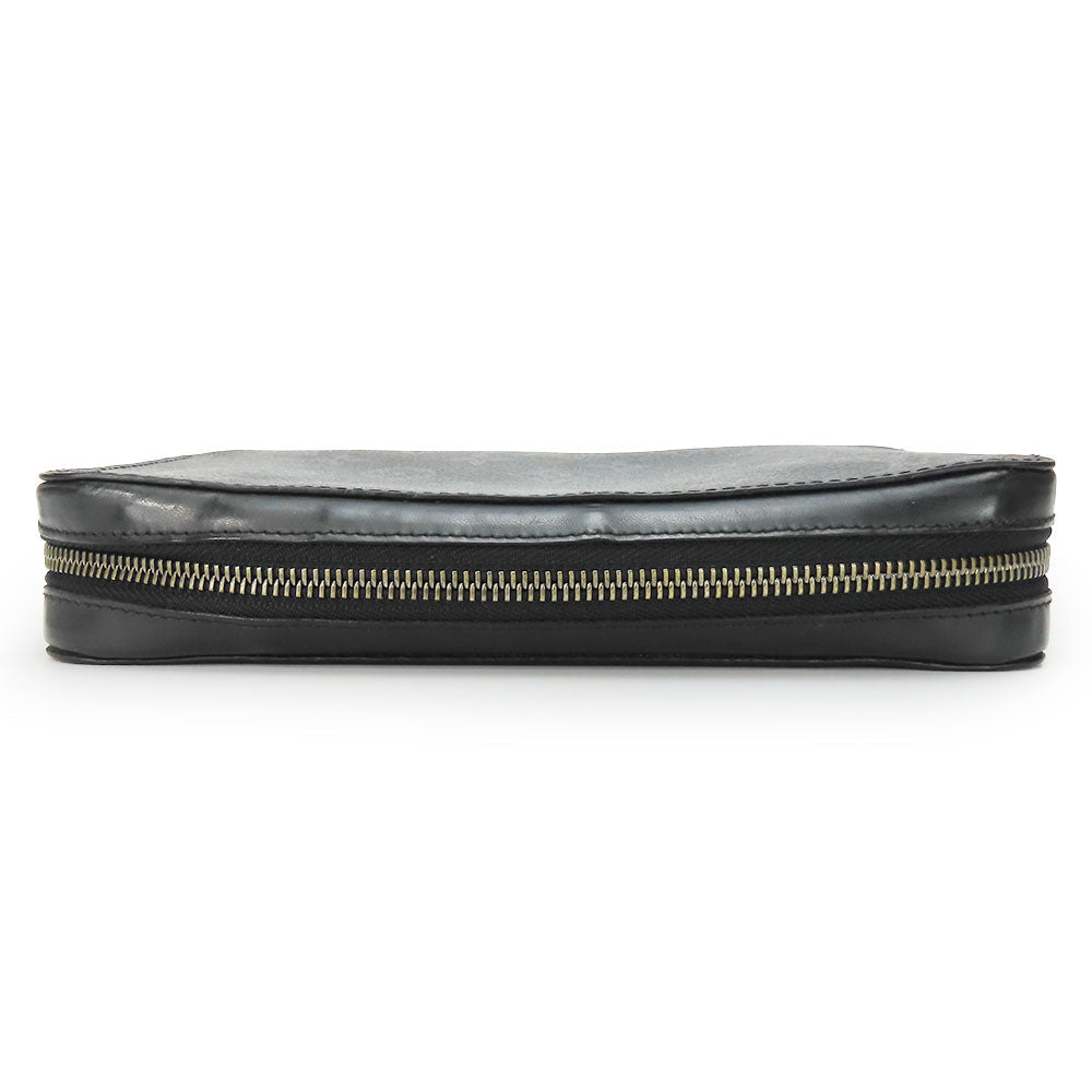 LOUIS VUITTON Long Wallet Purse M61698 Monogram Eclipse black Zippy XL mens Used Authentic