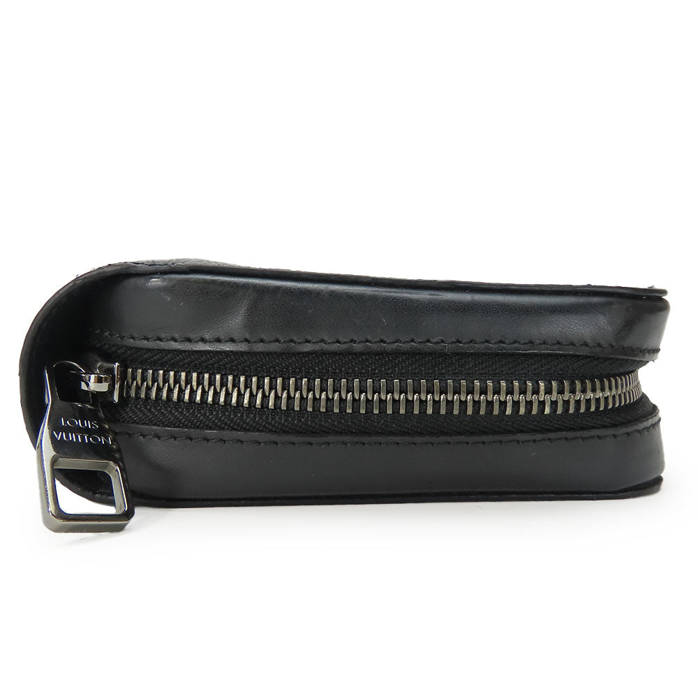 LOUIS VUITTON Long Wallet Purse M61698 Monogram Eclipse black Zippy XL mens Used Authentic