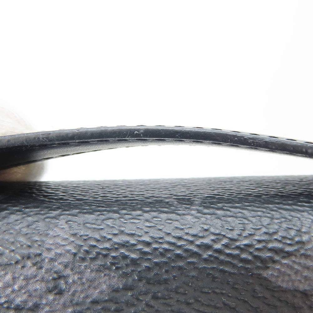 LOUIS VUITTON Long Wallet Purse M61698 Monogram Eclipse black Zippy XL mens Used Authentic