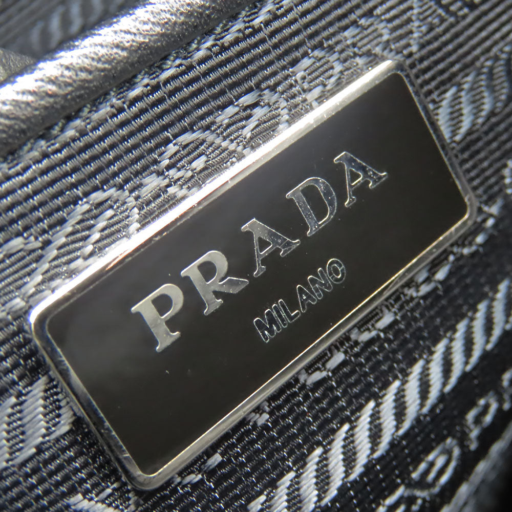 PRADA Shoulder Bag Nylon Orange camouflage unisex(Unisex) Used Authentic