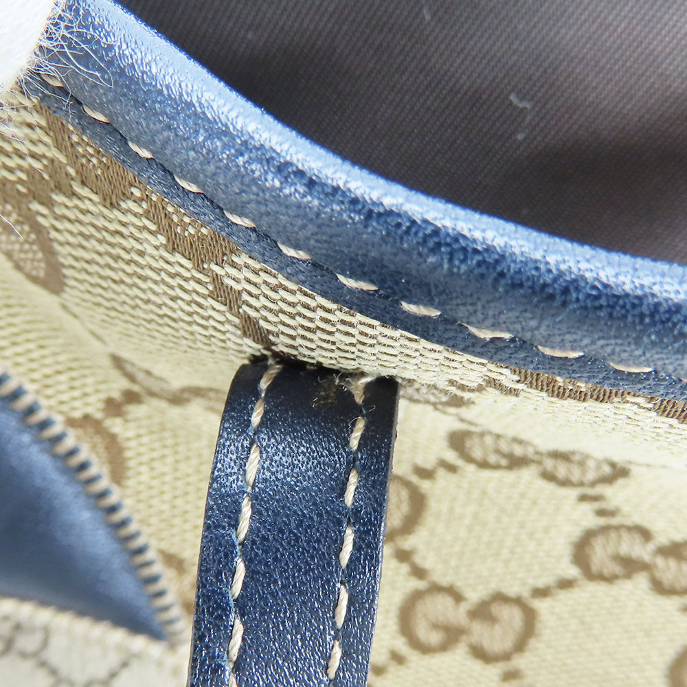GUCCI Handbag 271101 GG canvas , leather , GG Supreme canvas beige Chilled license Papagallo Women Used Authentic