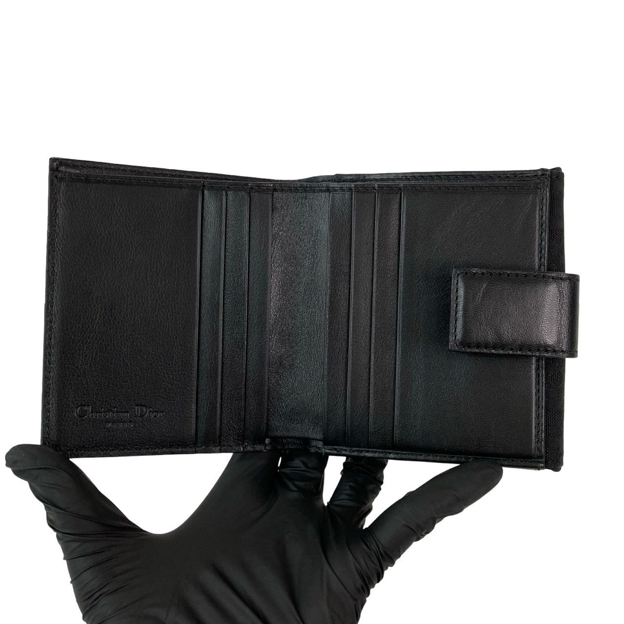 Dior Bifold Wallet Nylon black