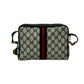 GUCCI Shoulder Bag PVC Navy Sherry line