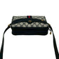 GUCCI Shoulder Bag PVC Navy Sherry line