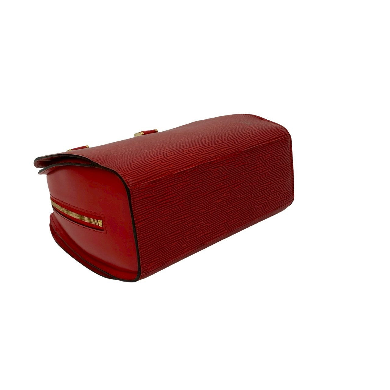 LOUIS VUITTON Handbag Epi Leather Red Epi Ponneuf