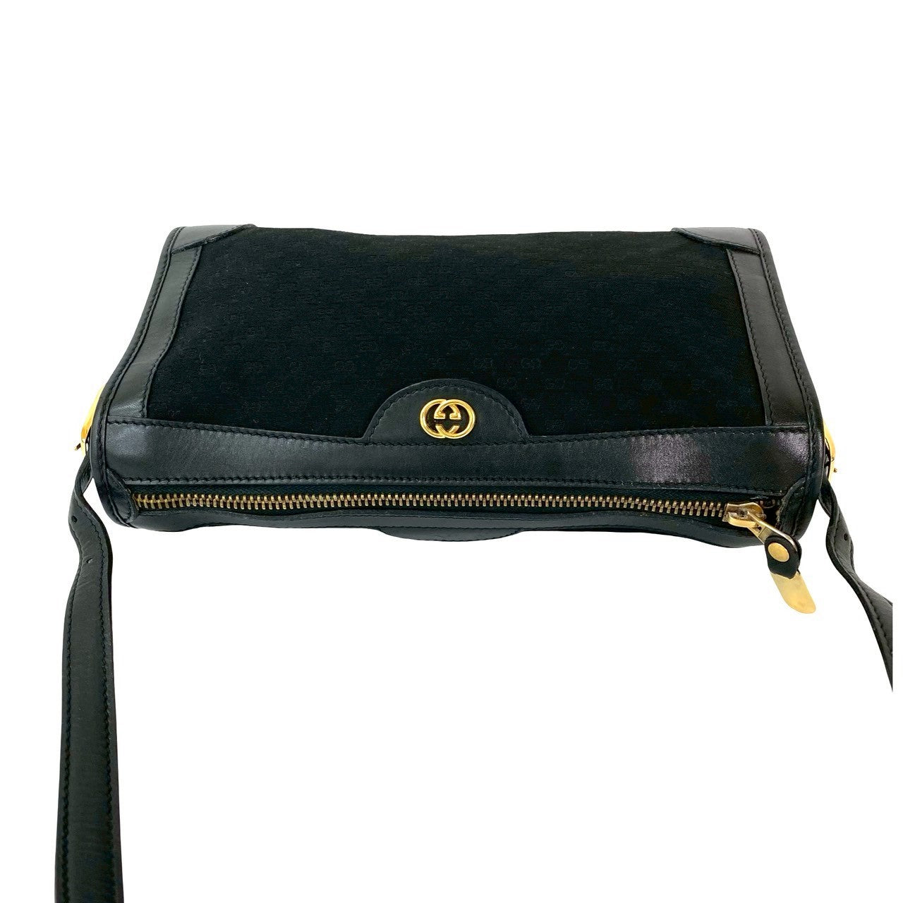 GUCCI Shoulder Bag leather black