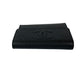 CHANEL Tri-fold wallet Matt caviar skin black