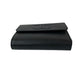 CHANEL Tri-fold wallet Matt caviar skin black