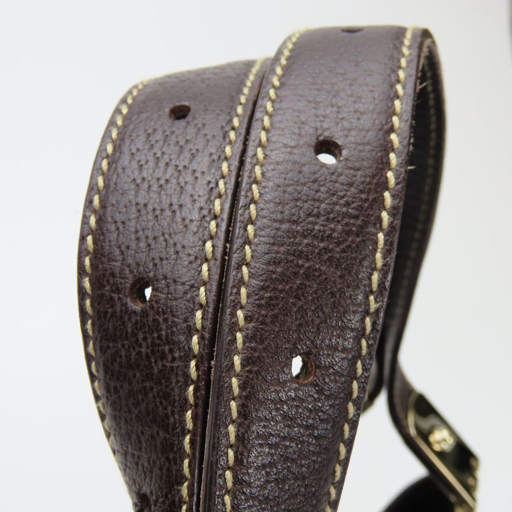 GUCCI Handbag 145761 canvas beige Horsebit