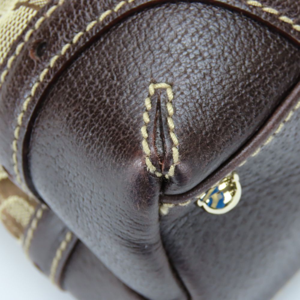 GUCCI Handbag 145761 canvas beige Horsebit