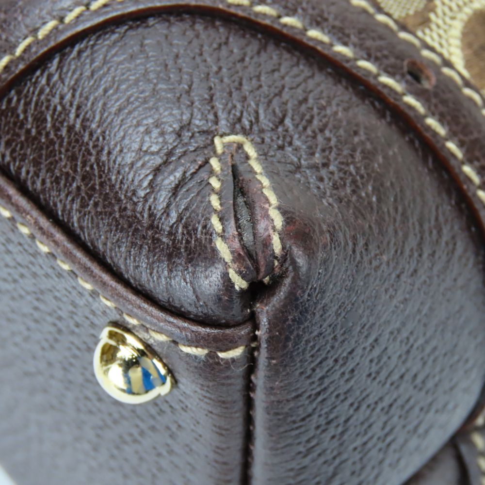 GUCCI Handbag 145761 canvas beige Horsebit
