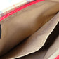 BURBERRY Handbag canvas Red