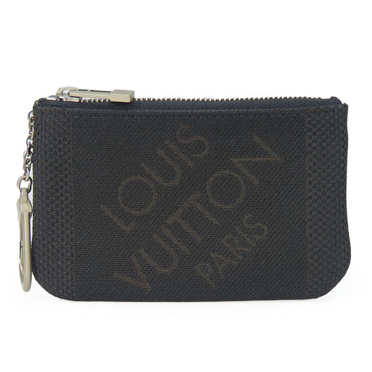 LOUIS VUITTON Coin case M93549 Damier Geant Noir Pochette Kle mens Used Authentic