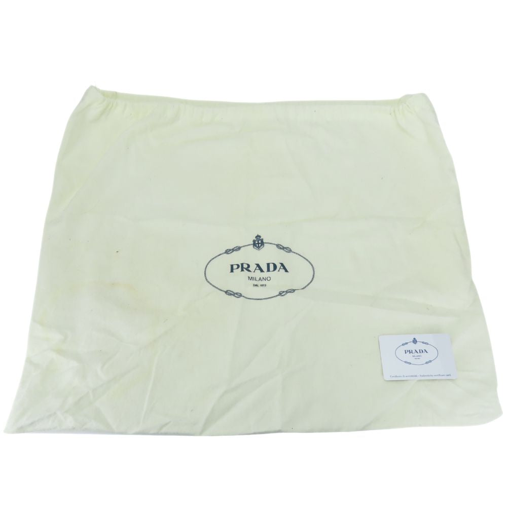 PRADA Handbag BL0678 Calfskin POMICE Triangle With logo