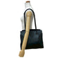 PRADA Tote Bag leather black