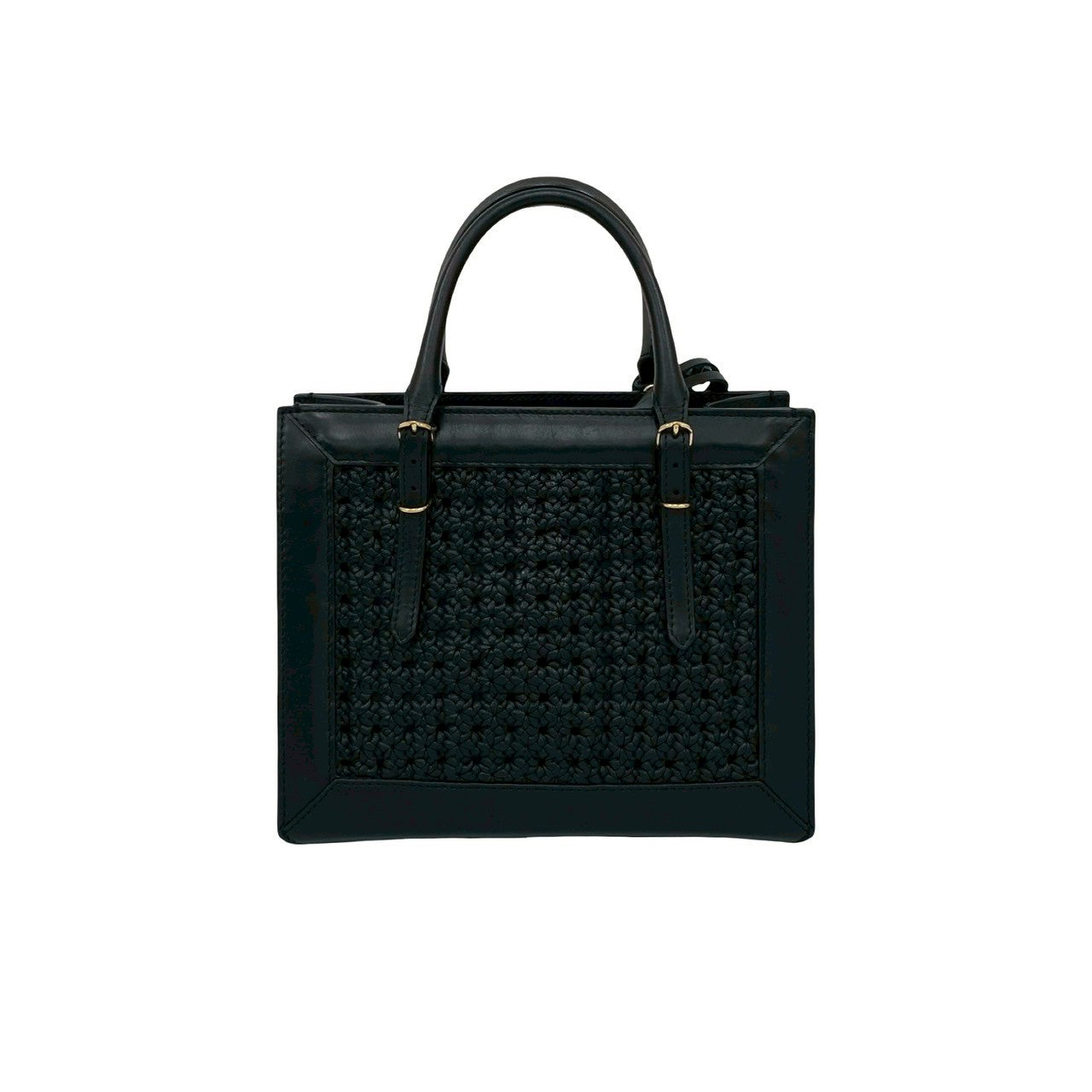 BALENCIAGA Shoulder Bag leather black Mini paper