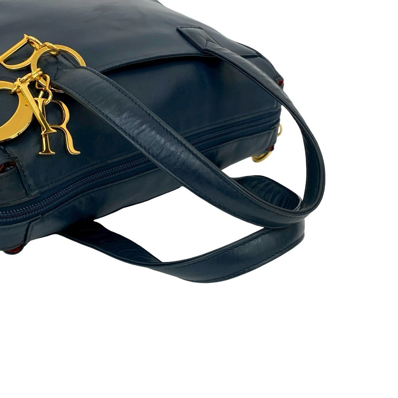 Dior Shoulder Bag leather Navy