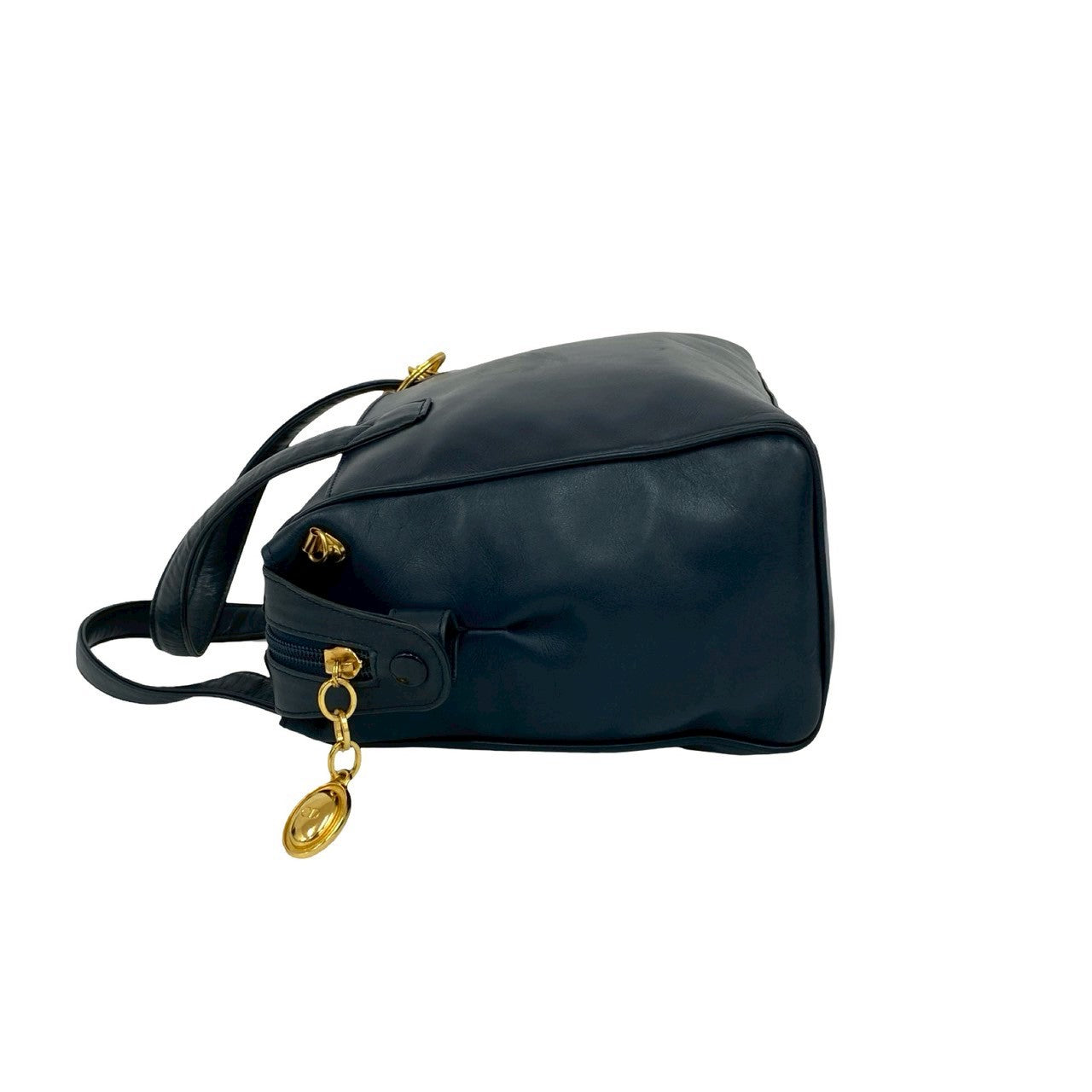 Dior Shoulder Bag leather Navy