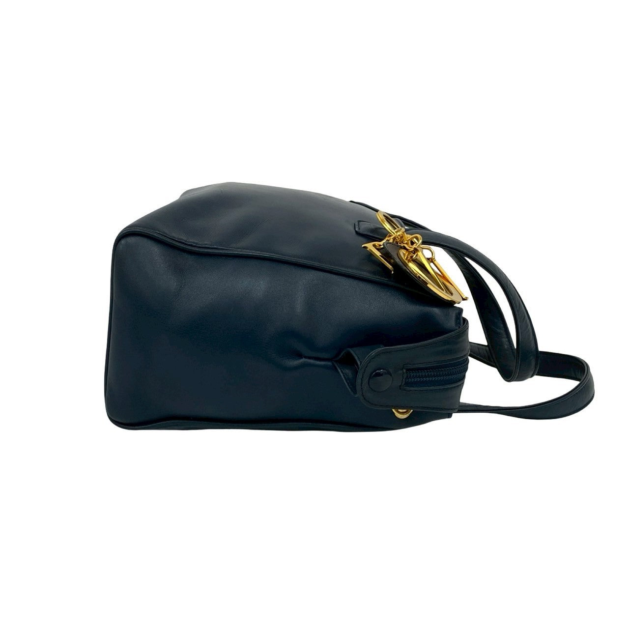 Dior Shoulder Bag leather Navy